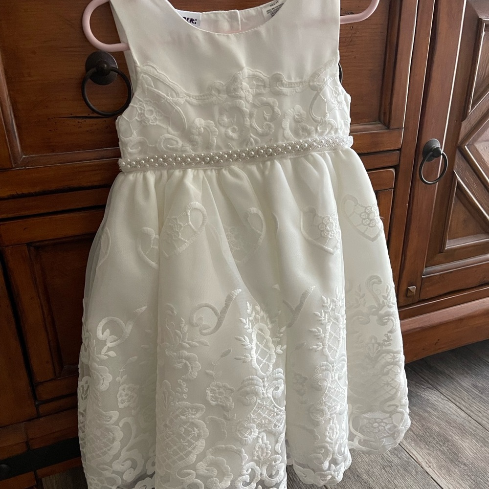 Beautiful white toddler dress